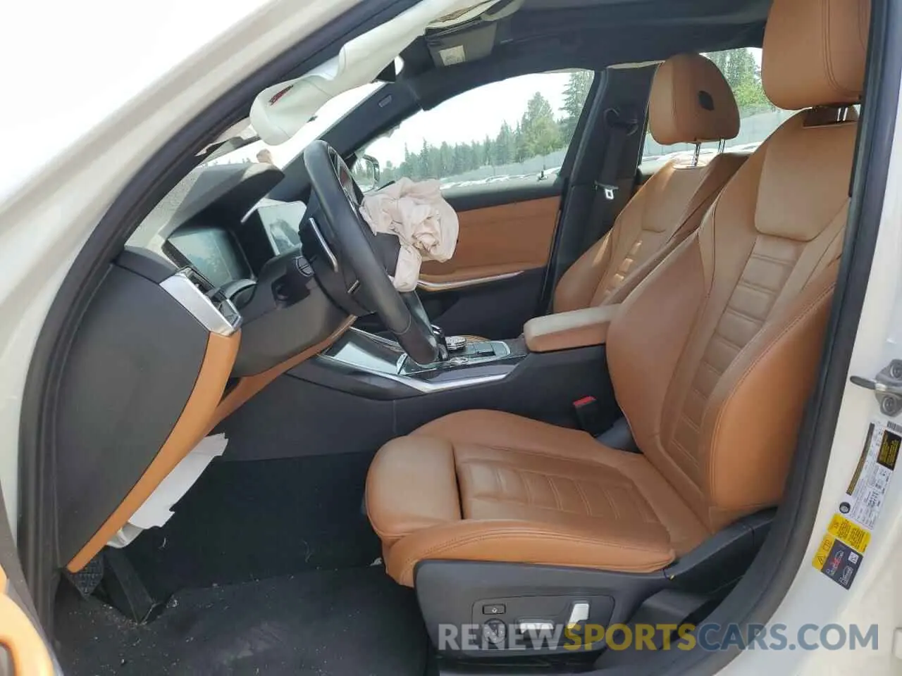 7 fotografías del automóvil dañado 3MW5P7J08M8B74299 BMW 3 SERIES 2021