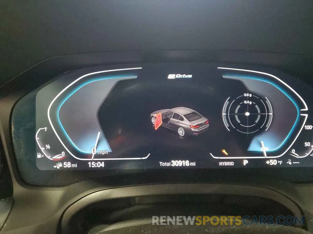 9 fotografías del automóvil dañado 3MW5P9J05M8B76751 BMW 3 SERIES 2021