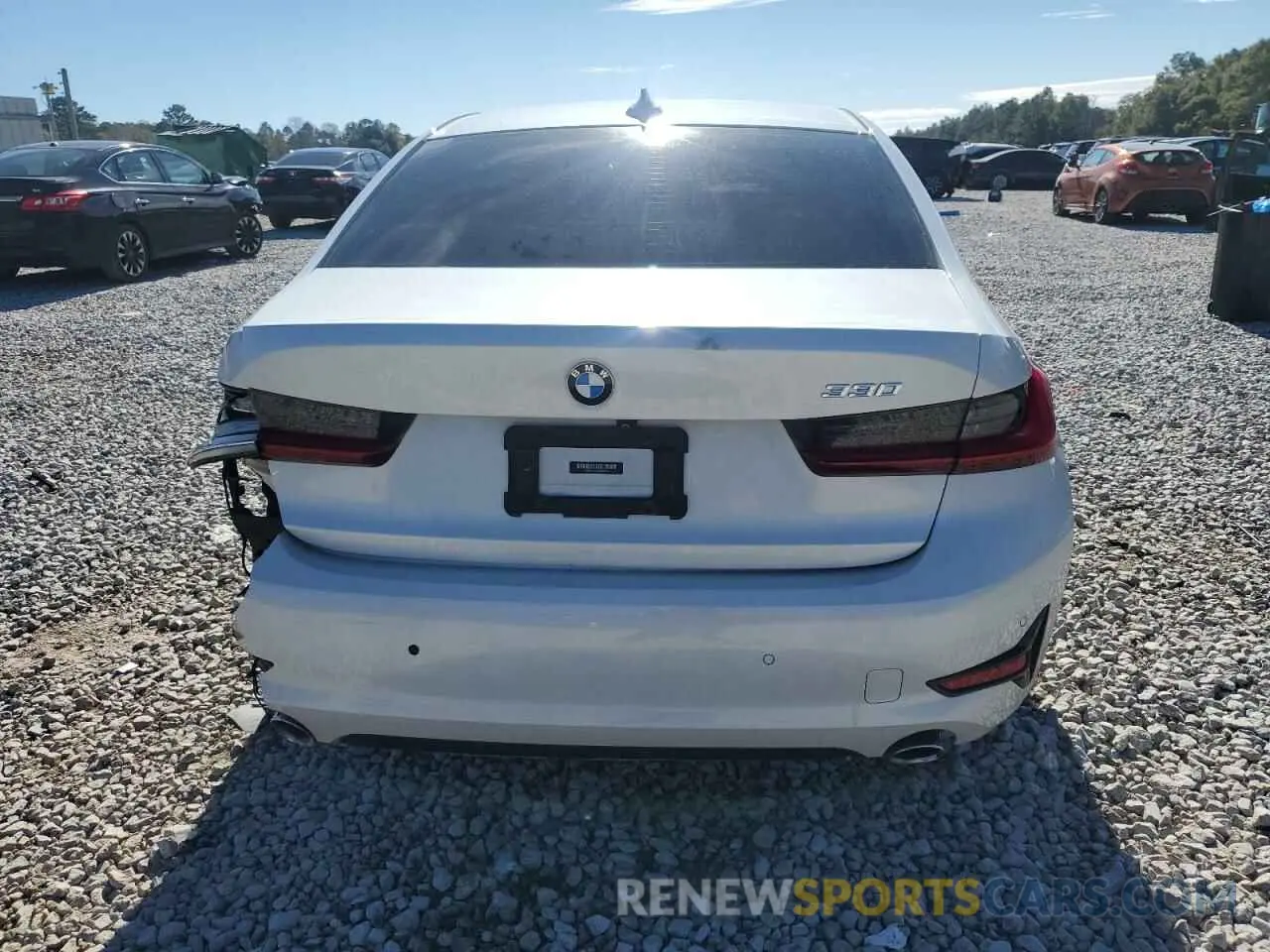 6 fotografías del automóvil dañado 3MW5R1J01M8B95759 BMW 3 SERIES 2021