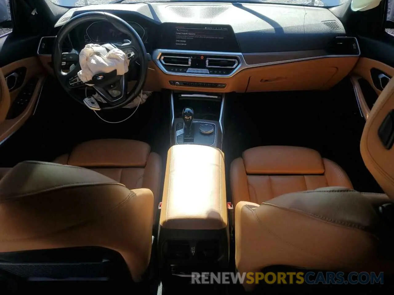 8 fotografías del automóvil dañado 3MW5R1J01M8B95759 BMW 3 SERIES 2021