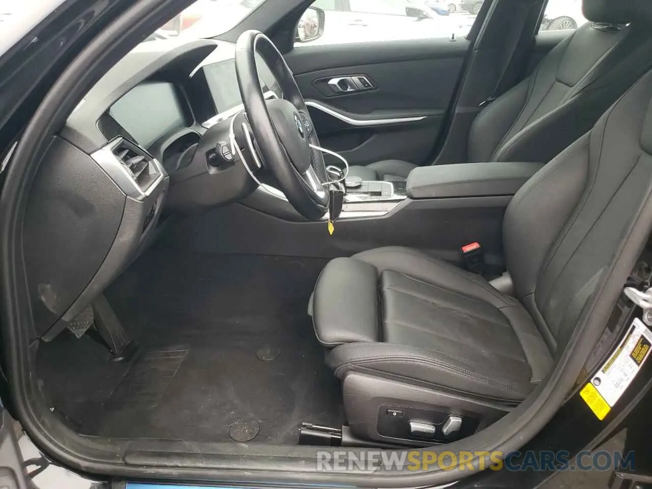 7 fotografías del automóvil dañado 3MW5R1J02M8B94393 BMW 3 SERIES 2021