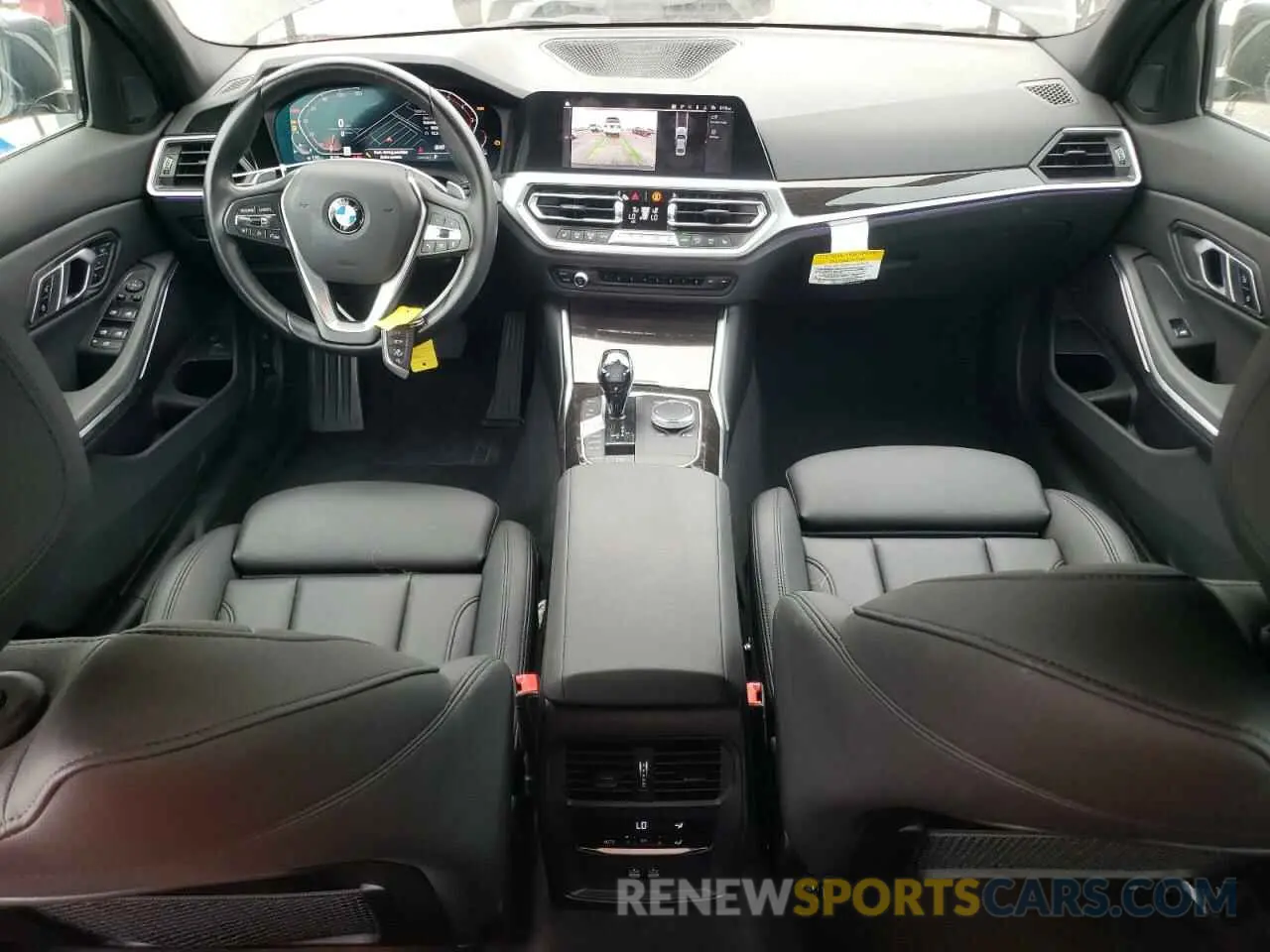 8 fotografías del automóvil dañado 3MW5R1J02M8B94393 BMW 3 SERIES 2021