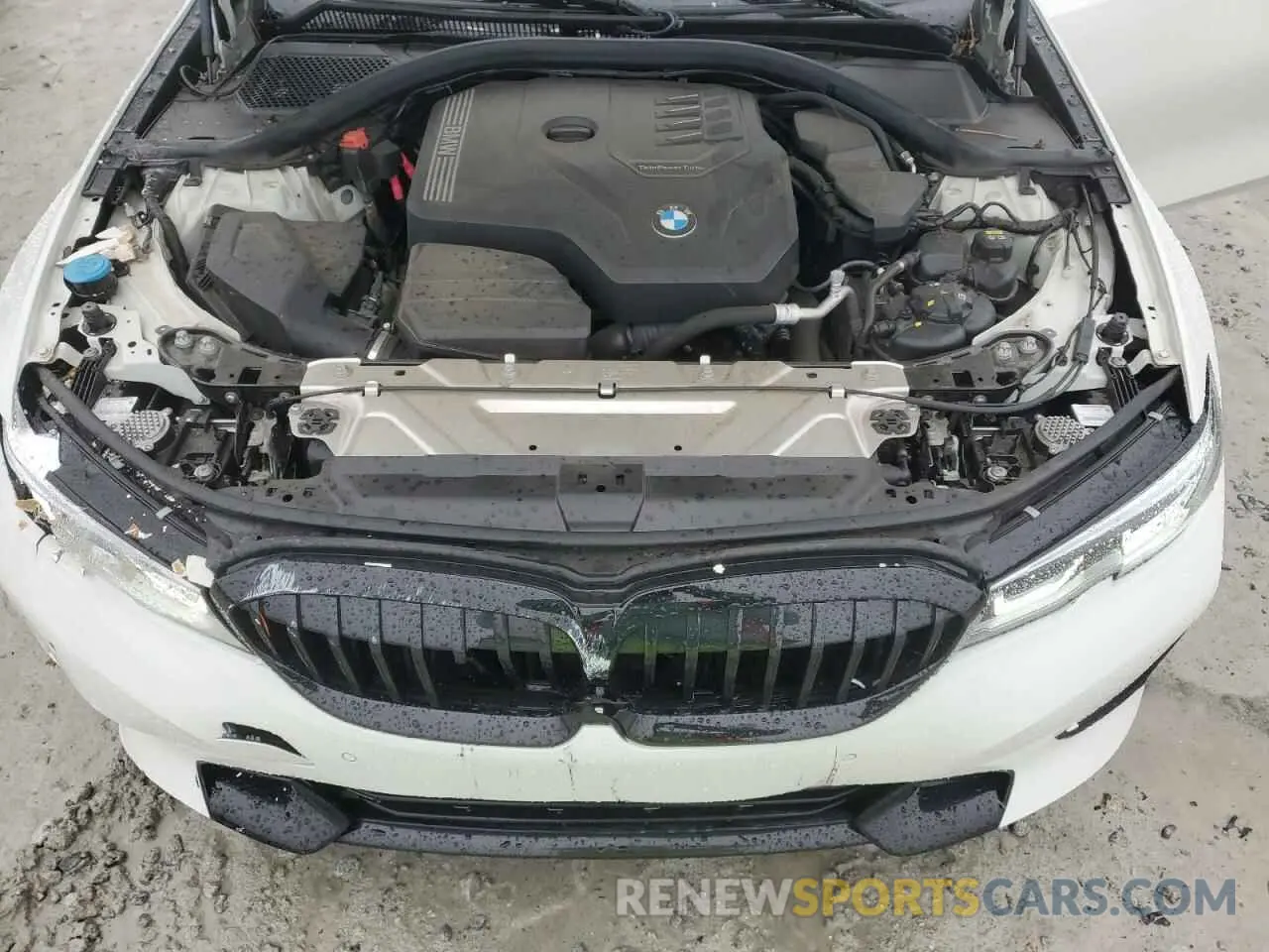 11 fotografías del automóvil dañado 3MW5R1J03M8B50015 BMW 3 SERIES 2021