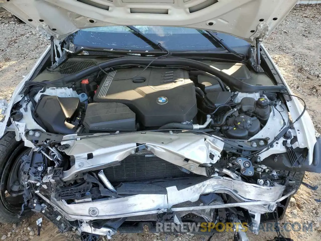 12 fotografías del automóvil dañado 3MW5R1J03M8B65078 BMW 3 SERIES 2021