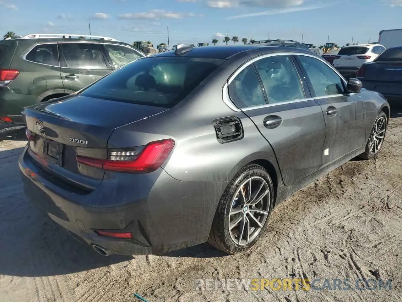 3 fotografías del automóvil dañado 3MW5R1J03M8B71494 BMW 3 SERIES 2021