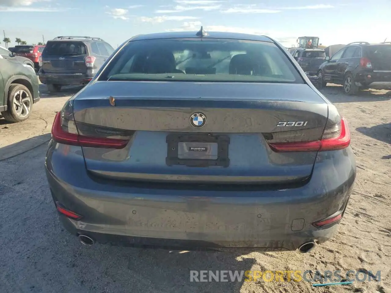 6 fotografías del automóvil dañado 3MW5R1J03M8B71494 BMW 3 SERIES 2021
