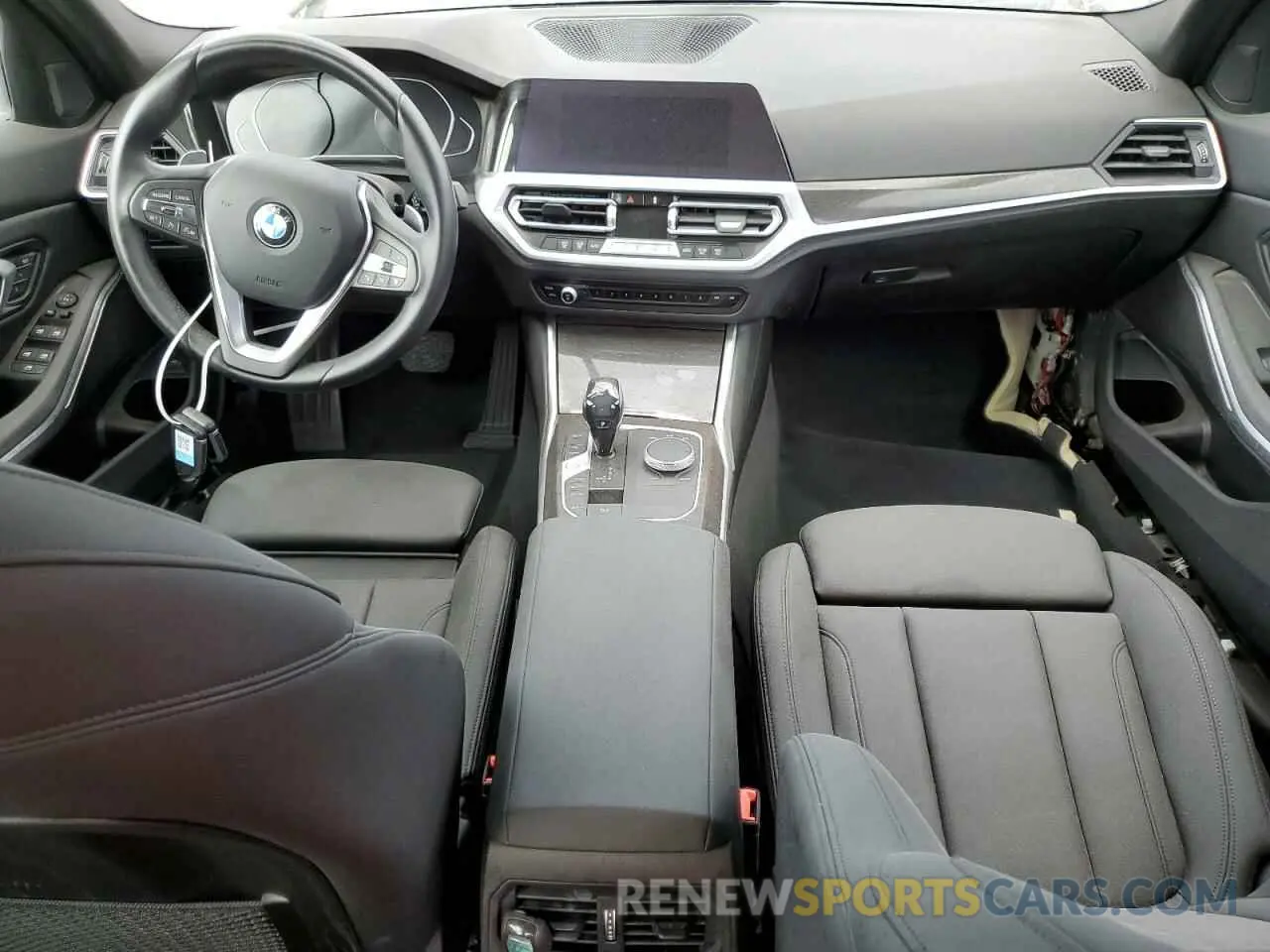 8 fotografías del automóvil dañado 3MW5R1J03M8B71494 BMW 3 SERIES 2021