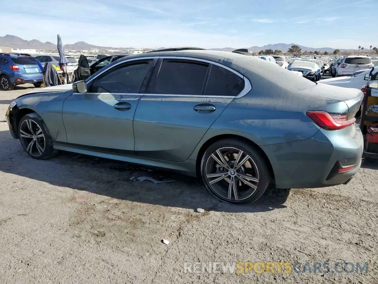 2 fotografías del automóvil dañado 3MW5R1J03M8B80034 BMW 3 SERIES 2021