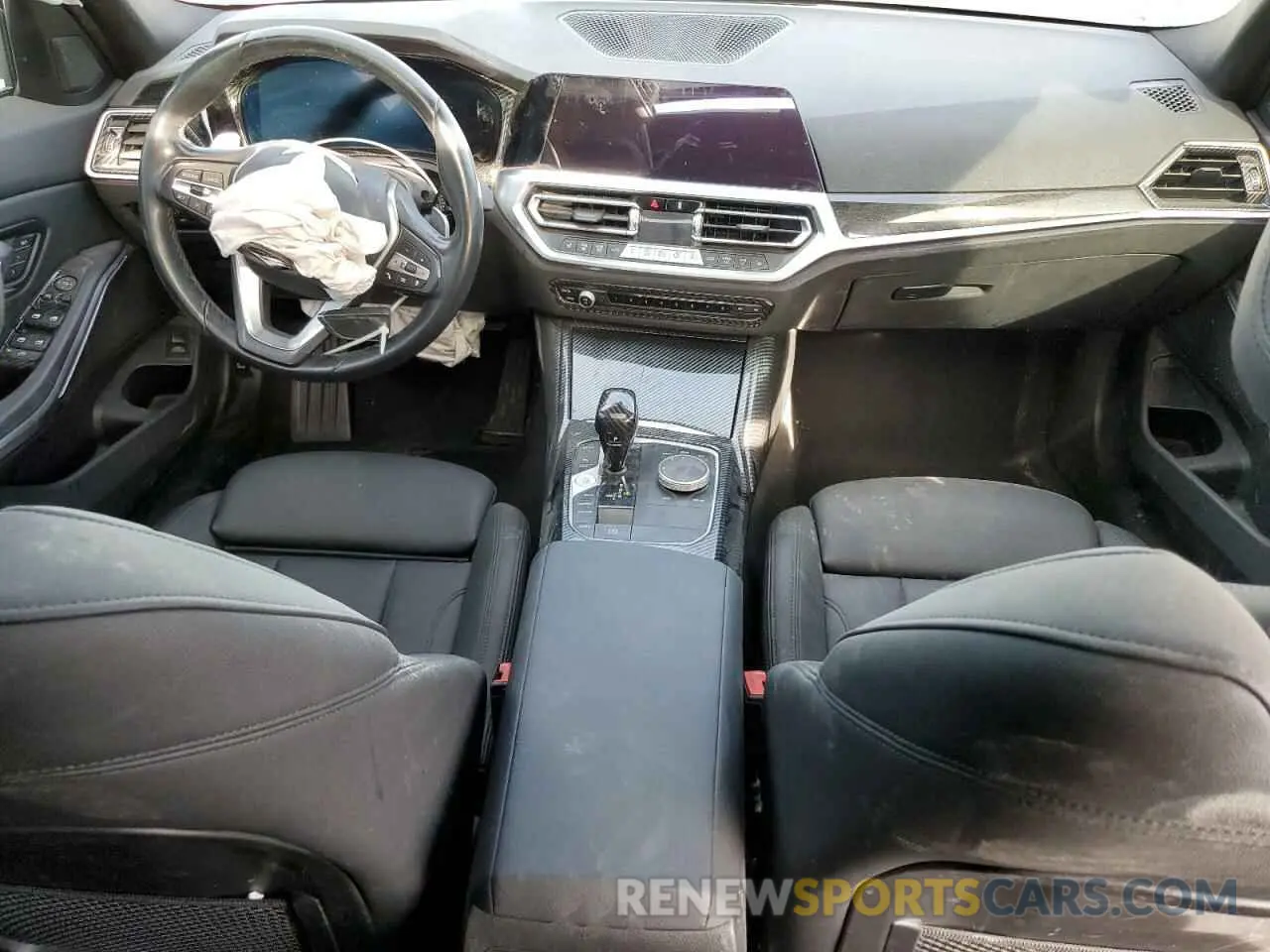 8 fotografías del automóvil dañado 3MW5R1J03M8B80034 BMW 3 SERIES 2021