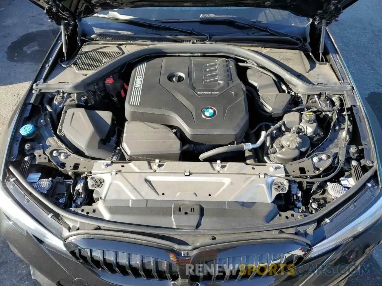 11 fotografías del automóvil dañado 3MW5R1J03M8C15266 BMW 3 SERIES 2021