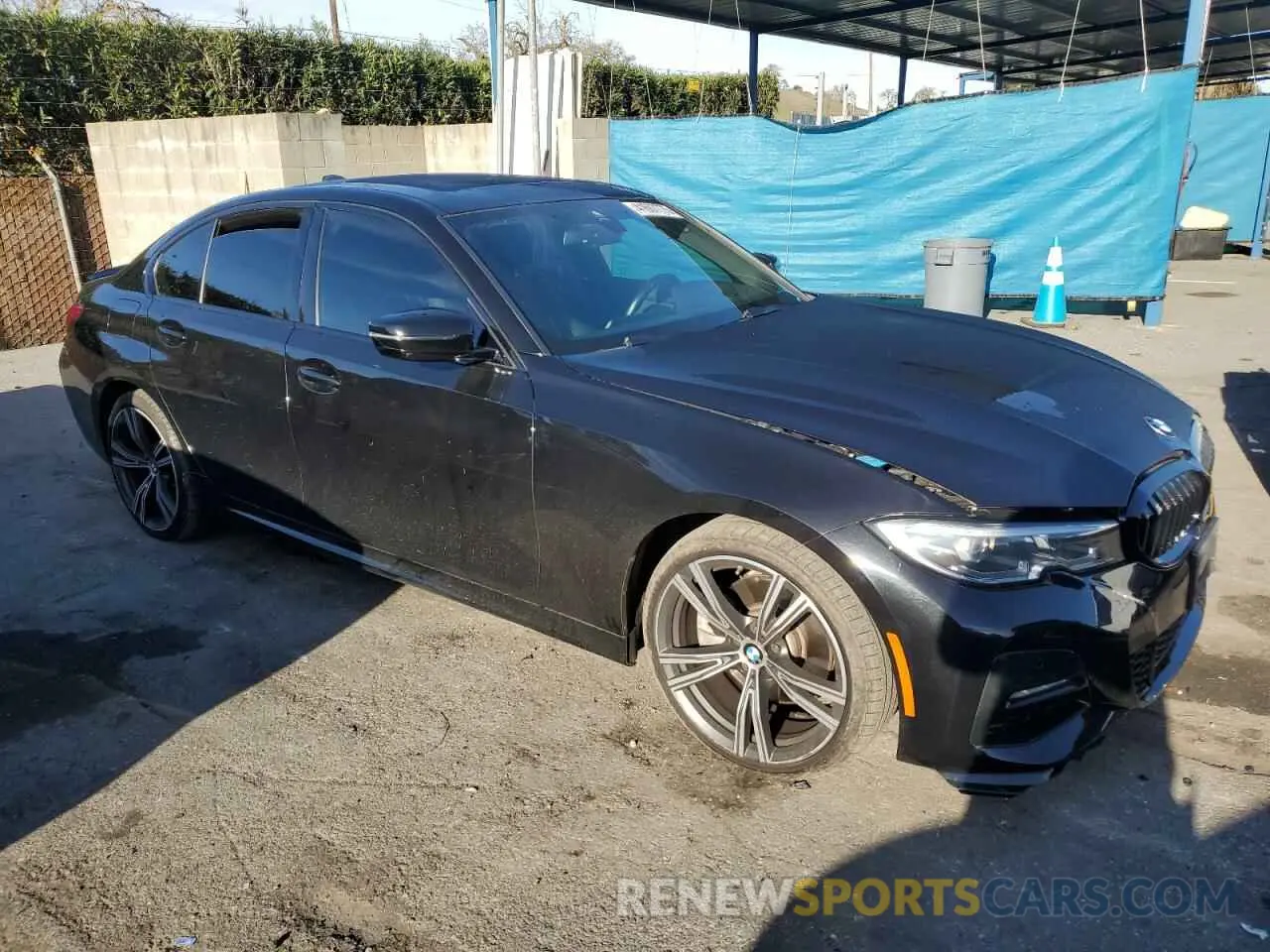 4 fotografías del automóvil dañado 3MW5R1J03M8C15266 BMW 3 SERIES 2021