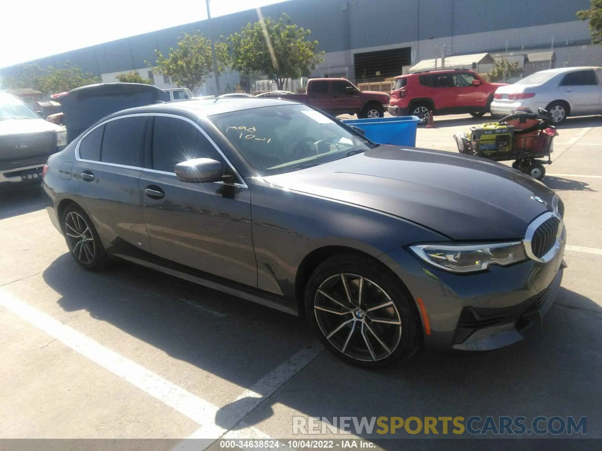 1 fotografías del automóvil dañado 3MW5R1J04M8B99529 BMW 3 SERIES 2021