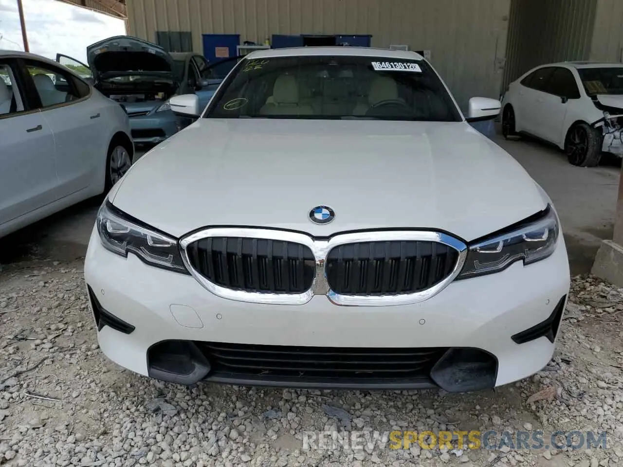 5 fotografías del automóvil dañado 3MW5R1J04M8C11808 BMW 3 SERIES 2021