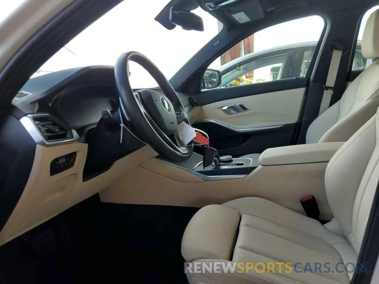 7 fotografías del automóvil dañado 3MW5R1J04M8C11808 BMW 3 SERIES 2021