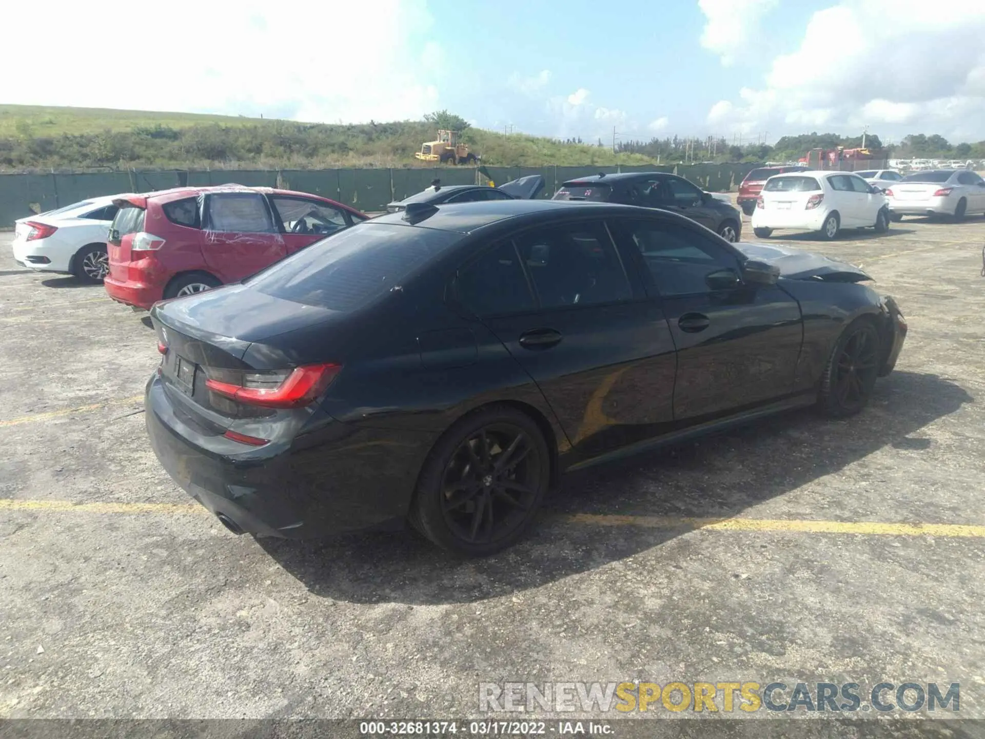 4 fotografías del automóvil dañado 3MW5R1J04M8C17334 BMW 3 SERIES 2021