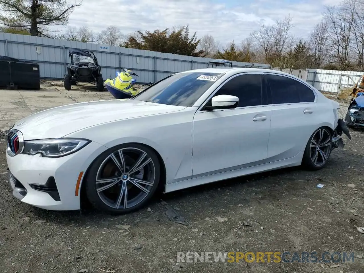 1 fotografías del automóvil dañado 3MW5R1J05M8B48878 BMW 3 SERIES 2021