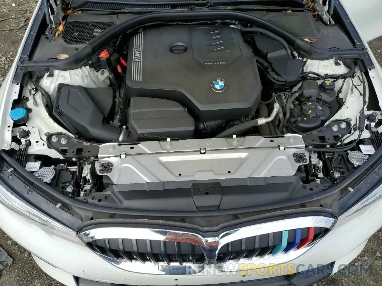 11 fotografías del automóvil dañado 3MW5R1J05M8B48878 BMW 3 SERIES 2021