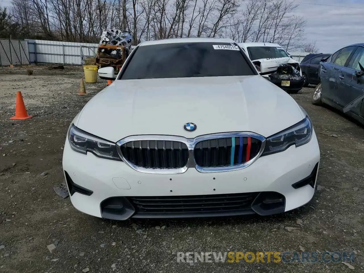 5 fotografías del automóvil dañado 3MW5R1J05M8B48878 BMW 3 SERIES 2021