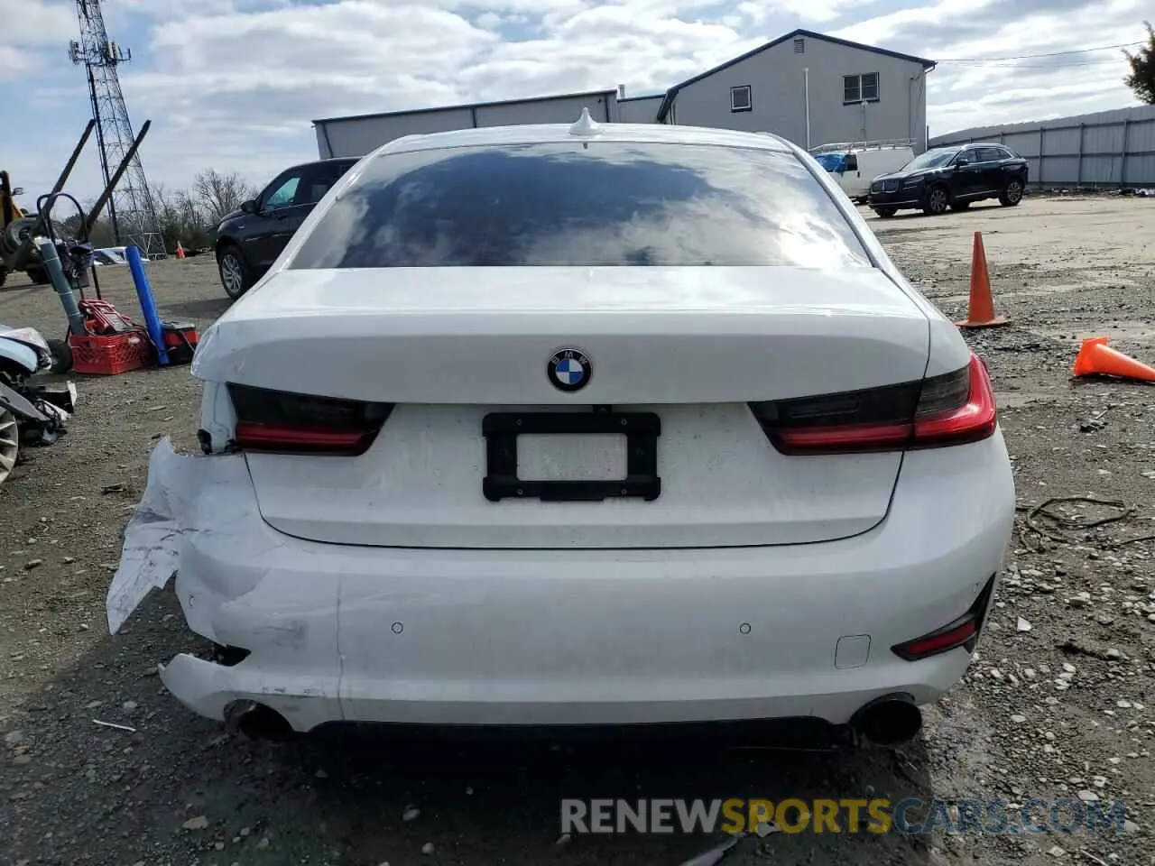 6 fotografías del automóvil dañado 3MW5R1J05M8B48878 BMW 3 SERIES 2021