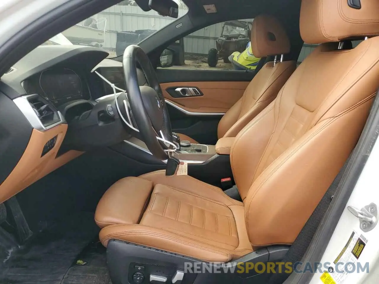 7 fotografías del automóvil dañado 3MW5R1J05M8B48878 BMW 3 SERIES 2021