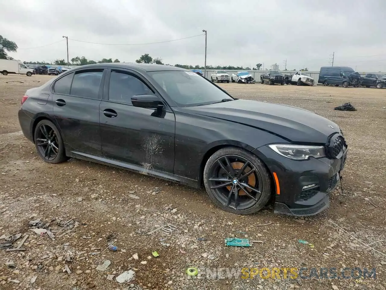 4 fotografías del automóvil dañado 3MW5R1J05M8B50324 BMW 3 SERIES 2021