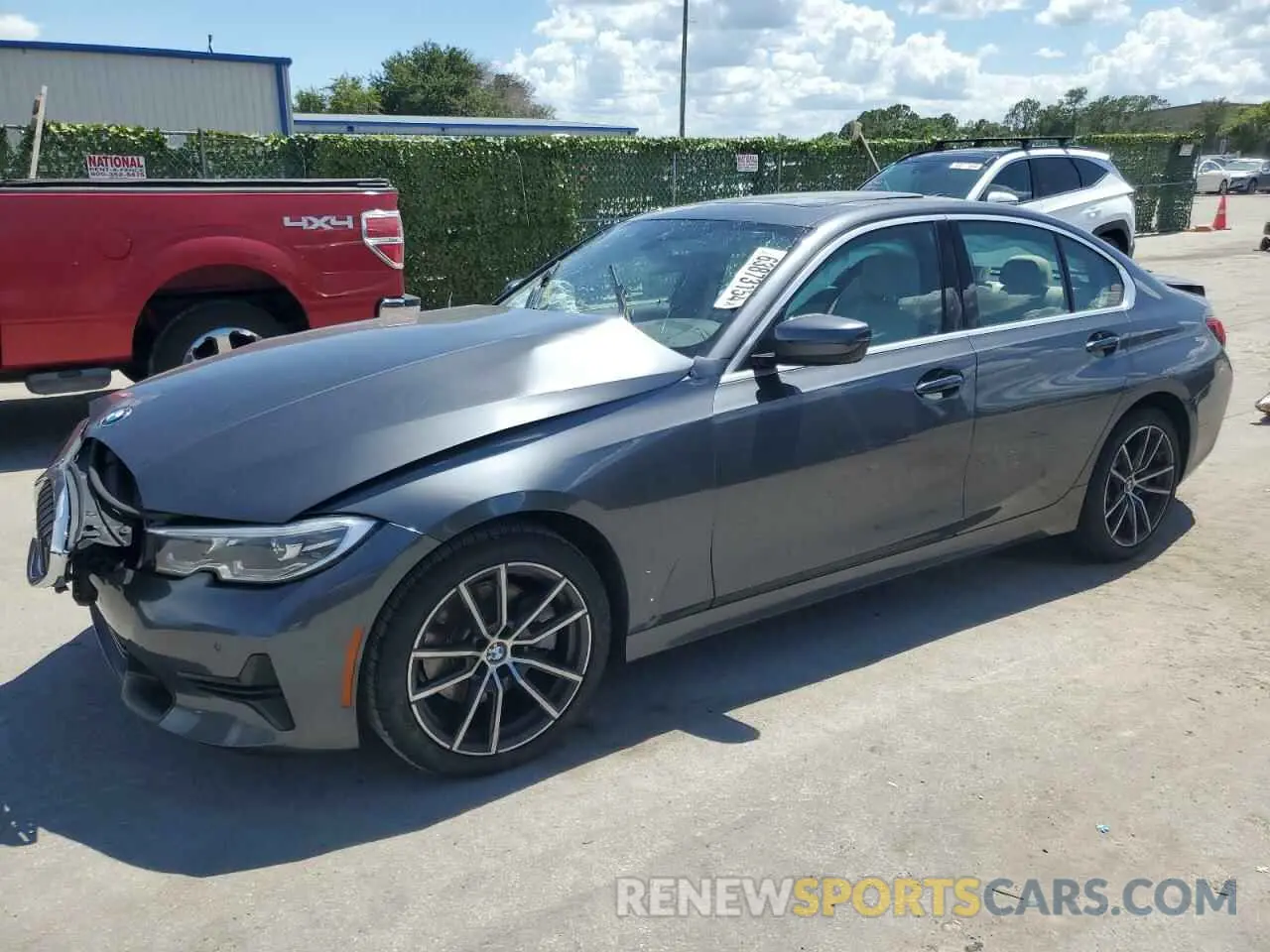 1 fotografías del automóvil dañado 3MW5R1J05M8B70220 BMW 3 SERIES 2021