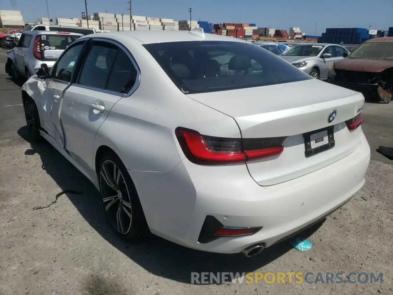 3 fotografías del automóvil dañado 3MW5R1J05M8B93786 BMW 3 SERIES 2021
