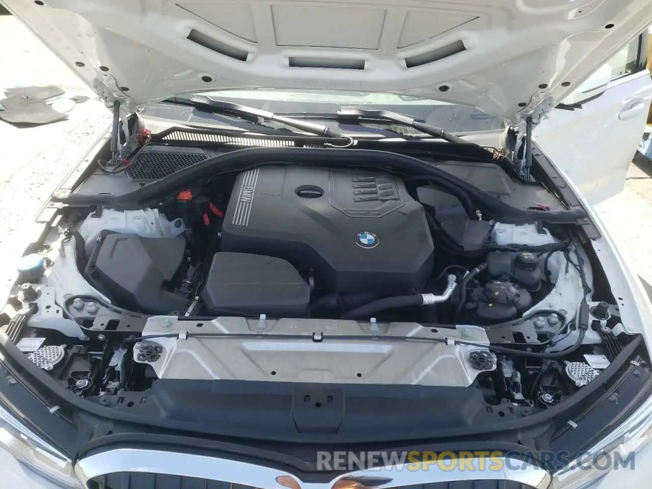 7 fotografías del automóvil dañado 3MW5R1J05M8B93786 BMW 3 SERIES 2021