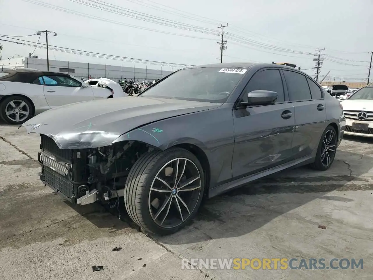 1 fotografías del automóvil dañado 3MW5R1J05M8B97045 BMW 3 SERIES 2021