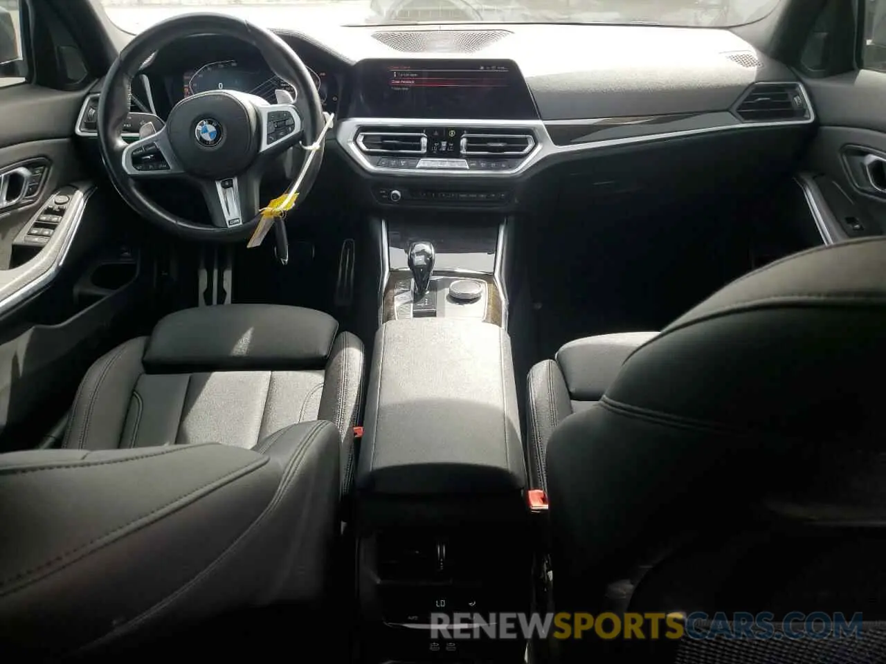 8 fotografías del automóvil dañado 3MW5R1J05M8B97045 BMW 3 SERIES 2021