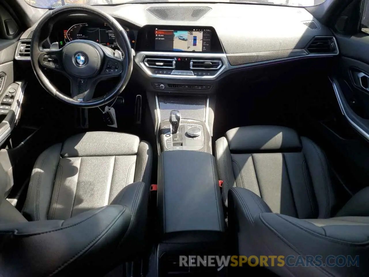 8 fotografías del automóvil dañado 3MW5R1J06M8B72168 BMW 3 SERIES 2021
