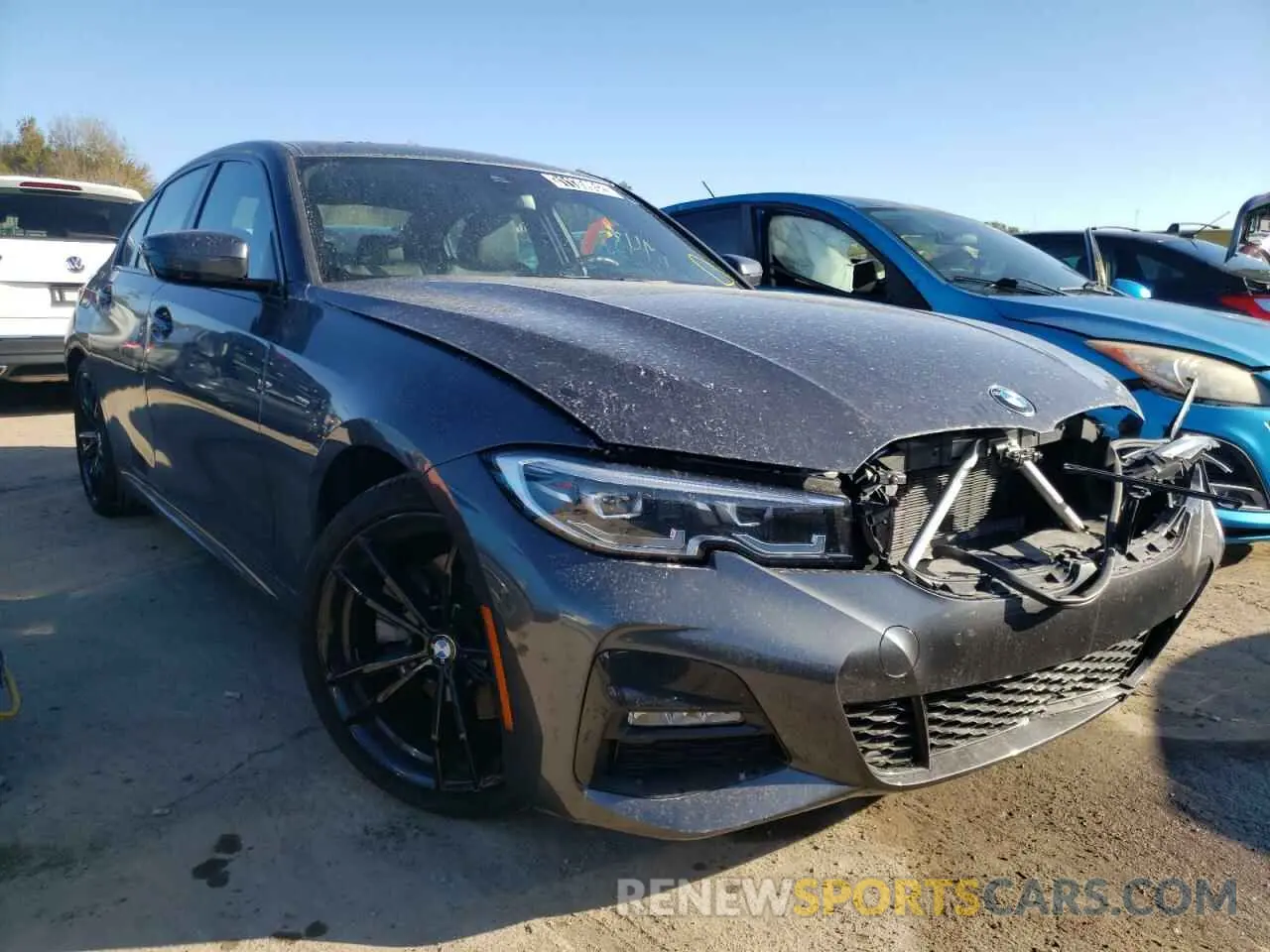1 fotografías del automóvil dañado 3MW5R1J07M8B81316 BMW 3 SERIES 2021