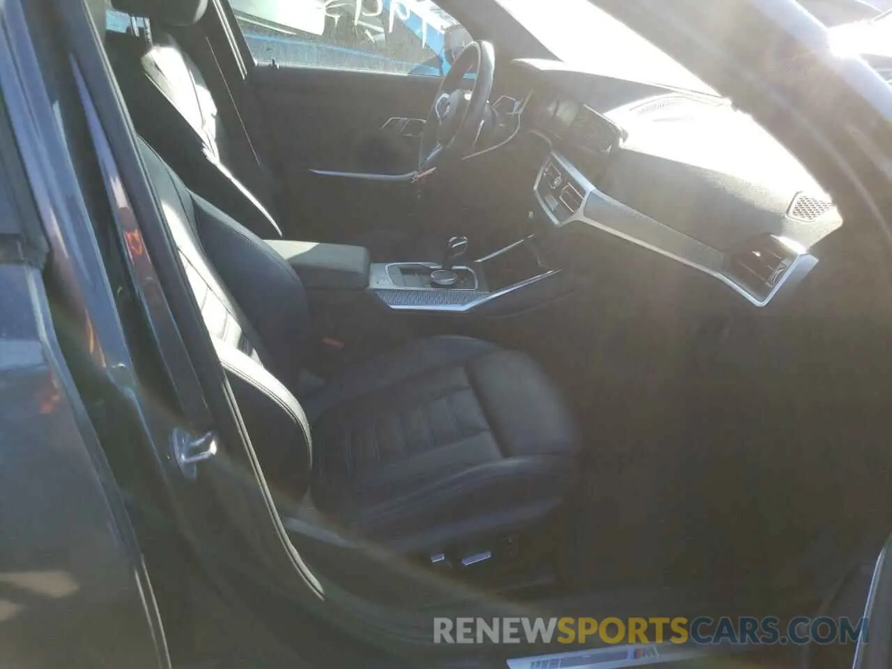 5 fotografías del automóvil dañado 3MW5R1J07M8B81316 BMW 3 SERIES 2021