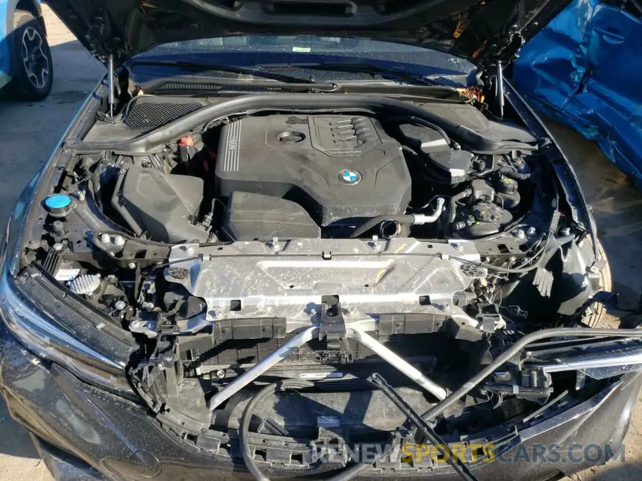 7 fotografías del automóvil dañado 3MW5R1J07M8B81316 BMW 3 SERIES 2021