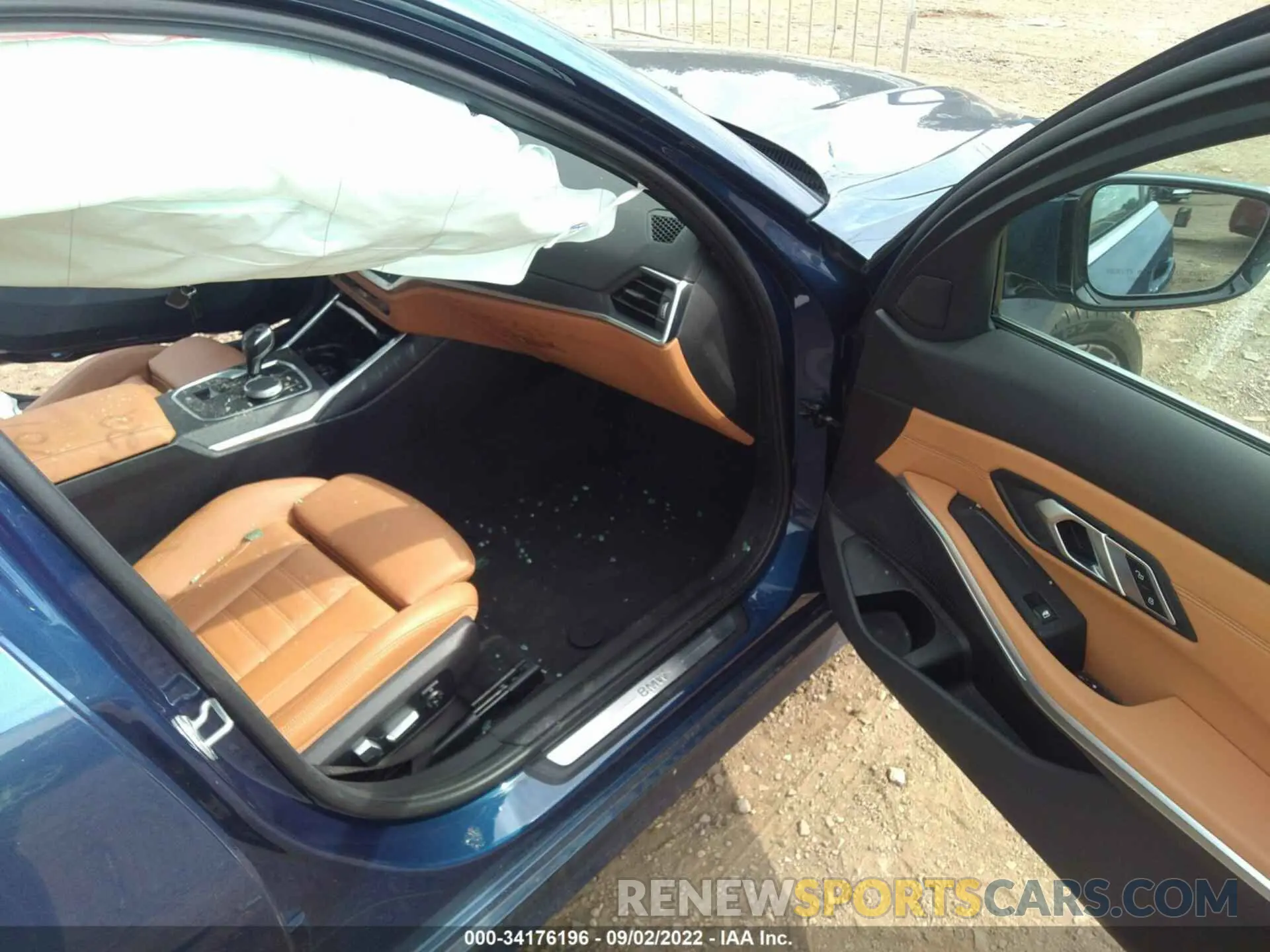 5 fotografías del automóvil dañado 3MW5R1J07M8B88511 BMW 3 SERIES 2021