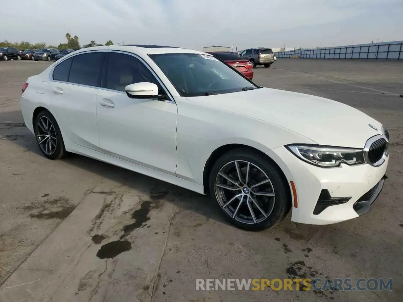 4 fotografías del automóvil dañado 3MW5R1J07M8B97614 BMW 3 SERIES 2021