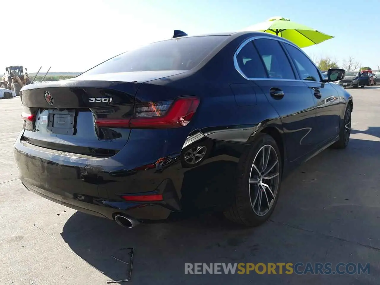 4 fotografías del automóvil dañado 3MW5R1J07M8C13701 BMW 3 SERIES 2021