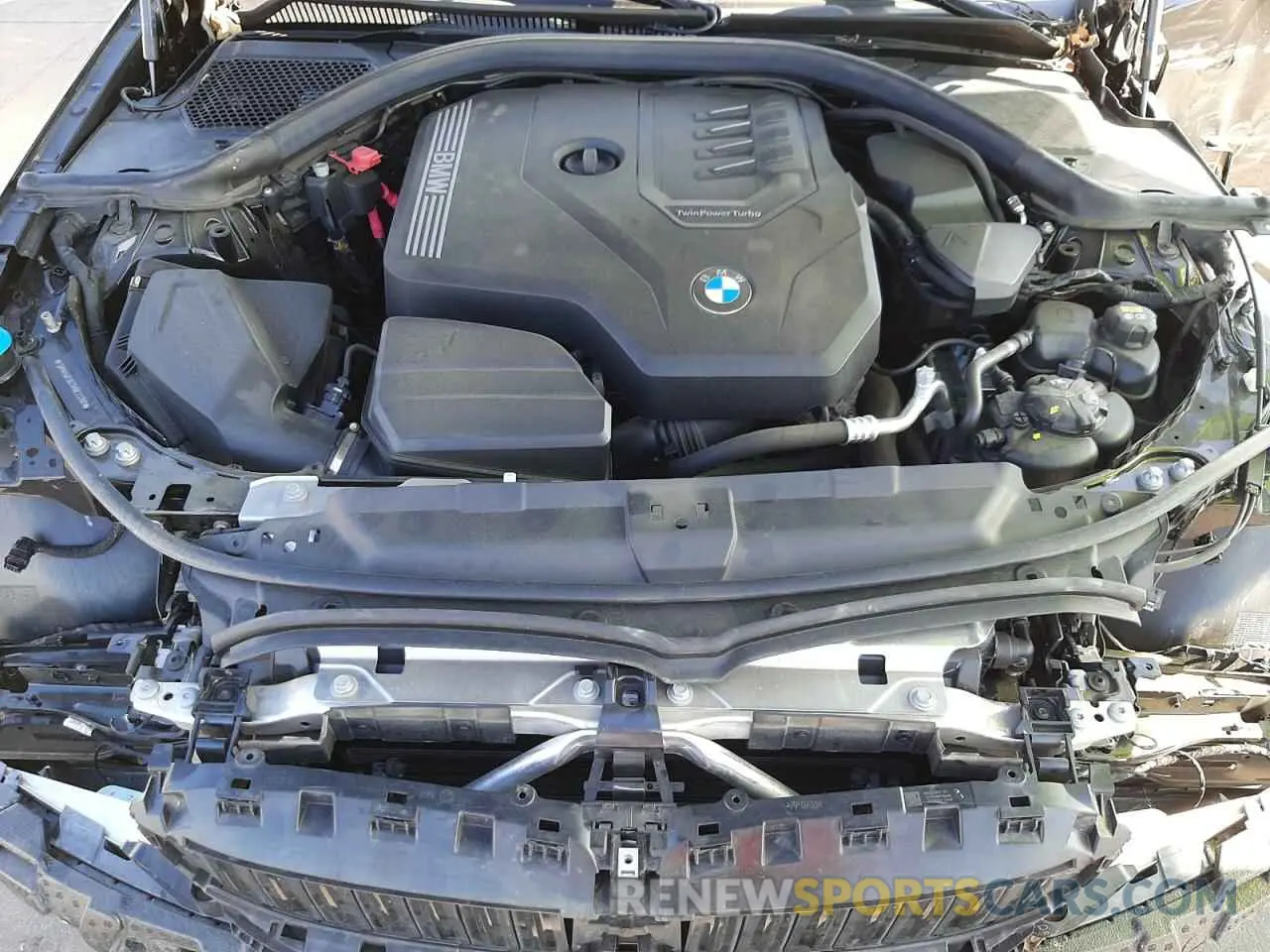 7 fotografías del automóvil dañado 3MW5R1J07M8C13701 BMW 3 SERIES 2021
