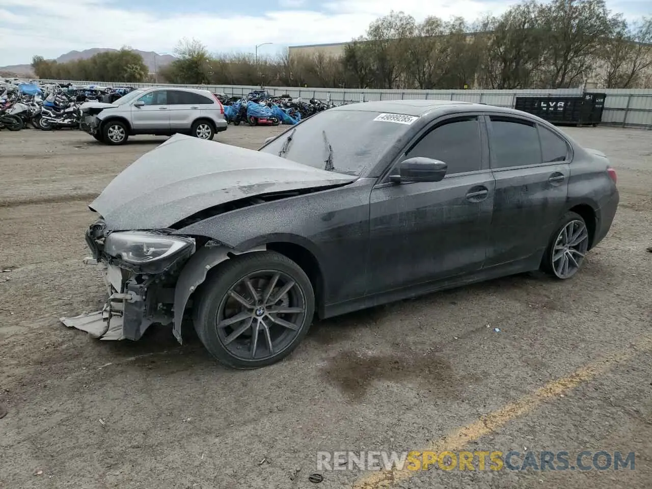 1 fotografías del automóvil dañado 3MW5R1J08M8B91871 BMW 3 SERIES 2021