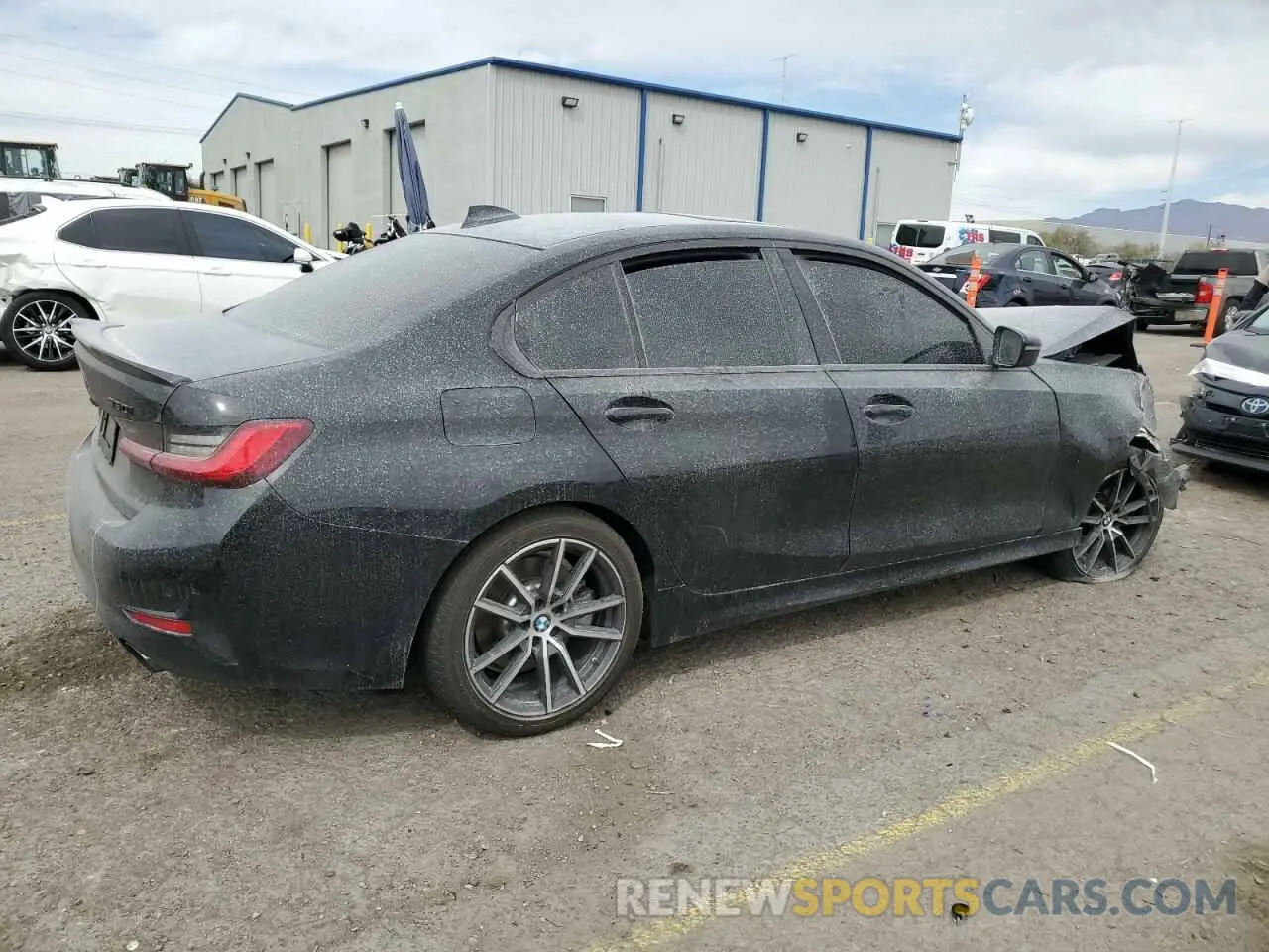 3 fotografías del automóvil dañado 3MW5R1J08M8B91871 BMW 3 SERIES 2021