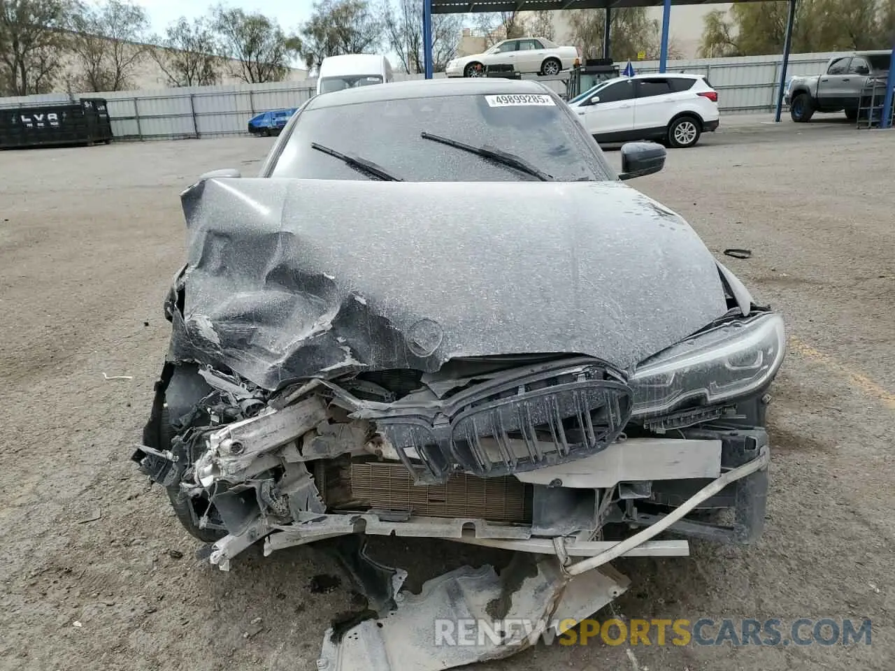 5 fotografías del automóvil dañado 3MW5R1J08M8B91871 BMW 3 SERIES 2021