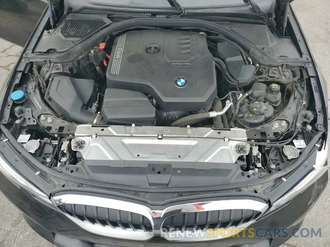 12 fotografías del automóvil dañado 3MW5R1J08M8C13299 BMW 3 SERIES 2021