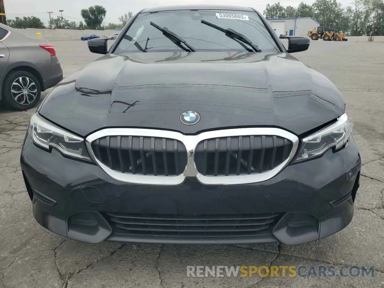 5 fotografías del automóvil dañado 3MW5R1J08M8C13299 BMW 3 SERIES 2021