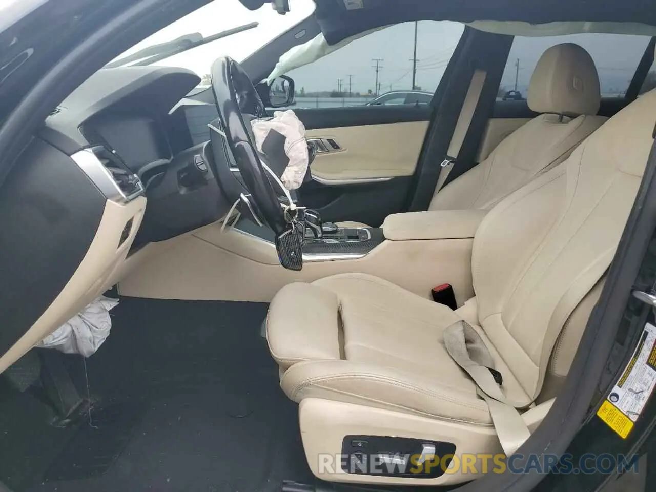 7 fotografías del automóvil dañado 3MW5R1J08M8C13299 BMW 3 SERIES 2021