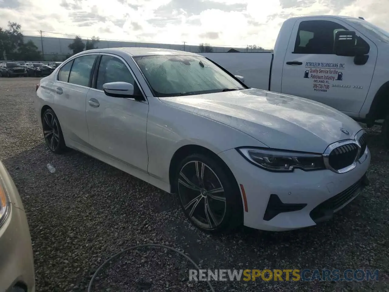 4 fotografías del automóvil dañado 3MW5R1J09M8B95038 BMW 3 SERIES 2021
