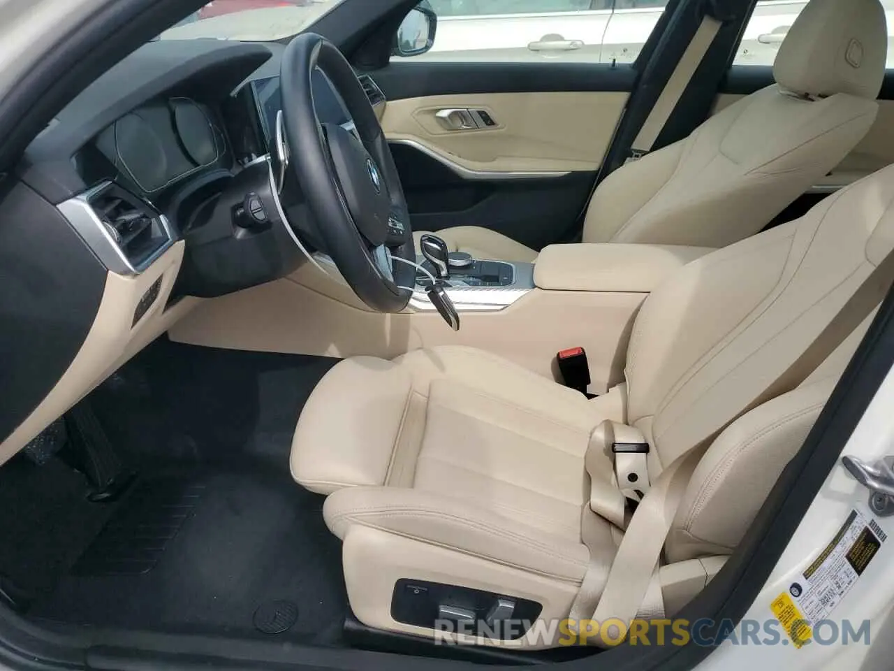 7 fotografías del automóvil dañado 3MW5R1J09M8B95038 BMW 3 SERIES 2021