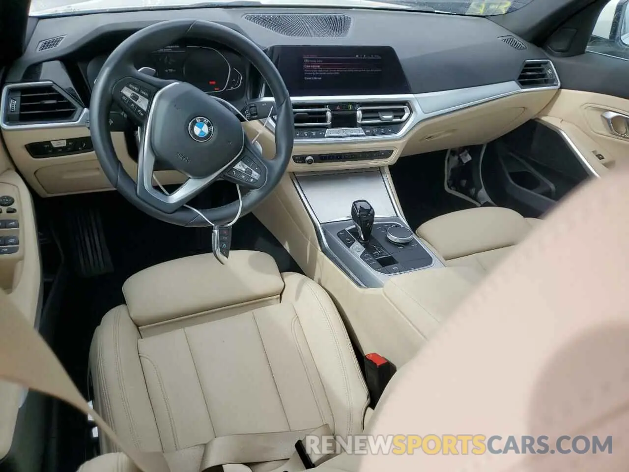 8 fotografías del automóvil dañado 3MW5R1J09M8B95038 BMW 3 SERIES 2021