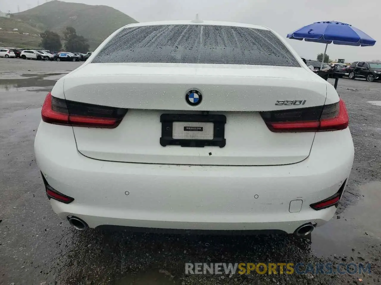 6 fotografías del automóvil dañado 3MW5R1J0XM8B48990 BMW 3 SERIES 2021
