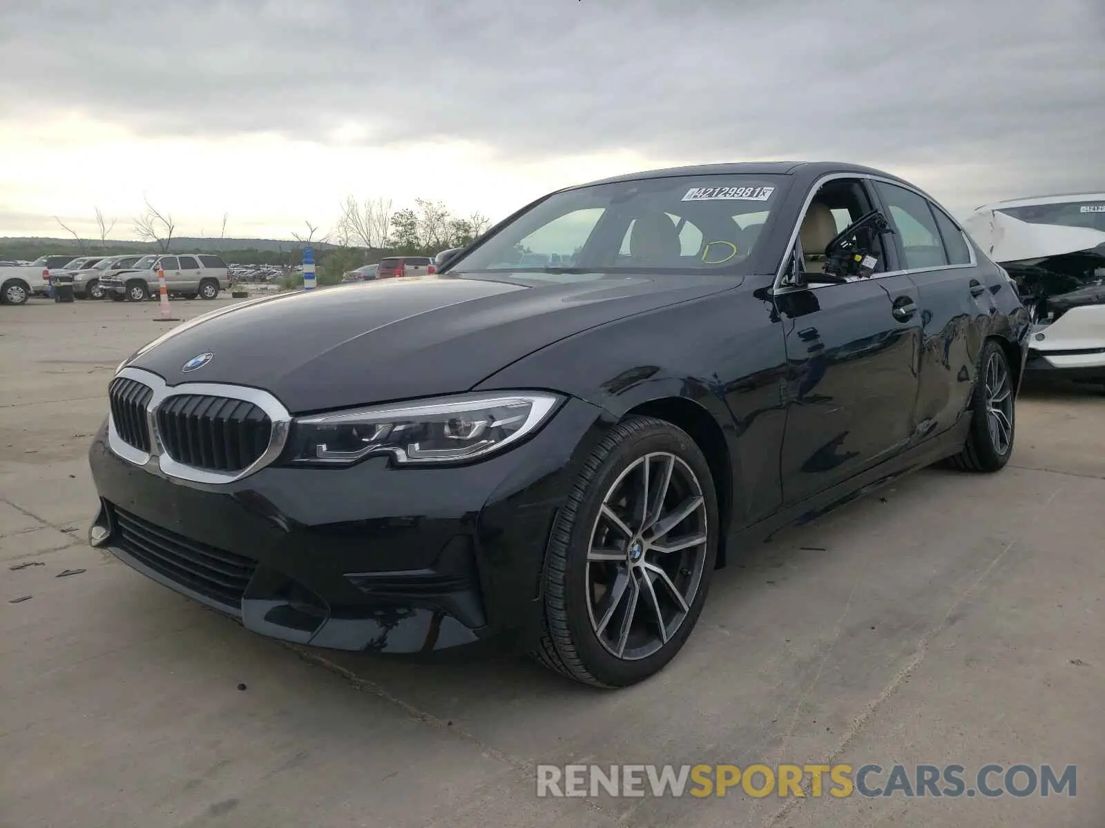 2 fotografías del automóvil dañado 3MW5R1J0XM8B82153 BMW 3 SERIES 2021