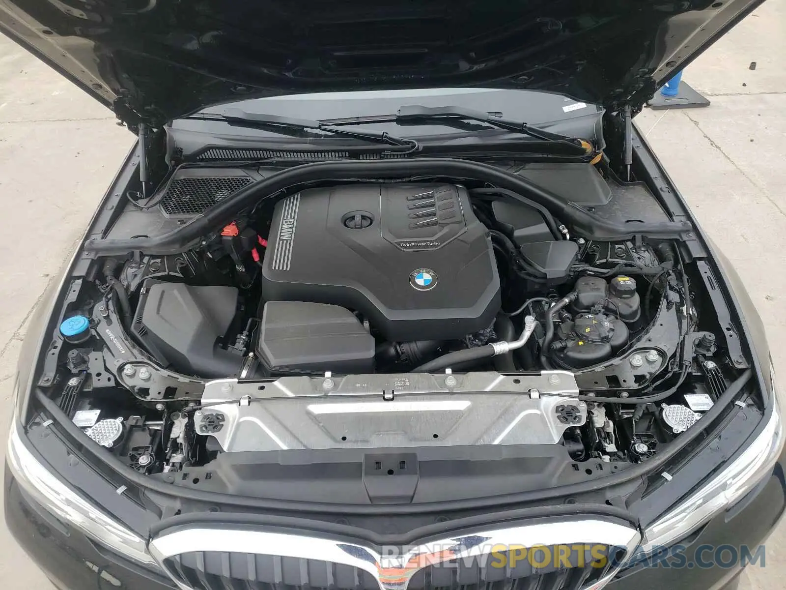 7 fotografías del automóvil dañado 3MW5R1J0XM8B82153 BMW 3 SERIES 2021